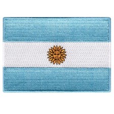 ARGENTINA FLAG PATCH BUENOS AIRES NATIONAL EMBLEM embroidered iron-on TRAVEL picture