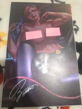 Seraph and the Seven #1 METAL Hibren Topless  Virgin Ryan Kincaid Kickstarter NM picture