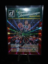 2016-17 PANINI DONRUSS Giannis Antetokounmpo #5 PARALLEL RED LASER /99 picture
