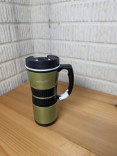 Starbucks 2004 Stainless Steel Green and White Extreme Tumbler, 16 oz. RARE picture