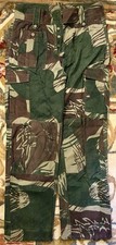 Rare 1970s Rhodesian Brushstroke Combat pants Camo 30/31 Regular Length NM Cond picture