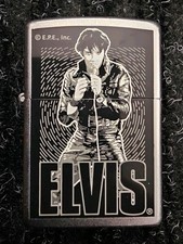 Zippo Elvis Presley Lighter New Unfired w/ Tin Sleeve Certificate Sealed picture