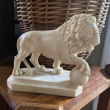 Vintage A. Santini Lion Of Florence Right Paw Resin Sculpture Signature  picture