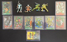 2003 Fleer Teenage Mutant Ninja Turtles 3D Trading Cards - 8 BRAND NEW 4 BUILT picture
