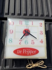 Vintage Dr. Pepper Electronic Clock Pam Co. 1960s See Description picture
