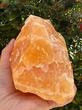 Extra Large Orange Calcite Rough Stones, 3