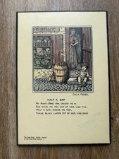 Vintage Cuala Press Dublin Ireland “Half a Bap” Irish Poem Wall Plaque picture