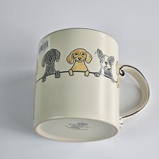Spectrum Designz Dog Lover Ceramic Coffee Mug Cute Puppy Print Scroll Handle picture