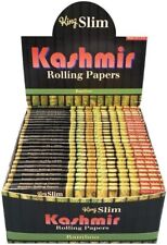 Kashmir Bamboo Rolling Papers King Slim Size 32 Leaves Per Pack: 50 Packets/Box picture