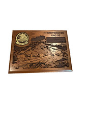 US Navy VAQ-35 Greywolves 3D Laser Cut Wood Plaque EA-18G Growler picture