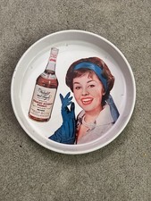 Vintage Waterfill&Fraizer Straight Bourbon Whiskey Metal Tray Ex. Con picture