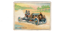 1910 T37 Automobile Series, #11 De Dietrich, Turkey Red Back picture