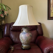 Vintage Frederick Cooper Floral Urn Style Lamps picture