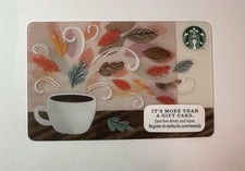 Starbucks Gift Card Collectable “Burst Of Fall” 2014 picture