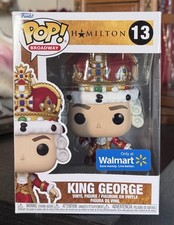 VAULTED Funko Pop Broadway: KING GEORGE #13 Walmart Exclusive w/Protector picture
