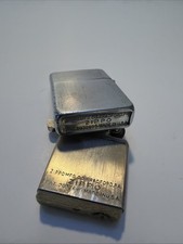 Vintage 1949-1953 ZIPPO LIGHTER 5-BARREL HINGE  PAT 2032695 Matching Insert picture