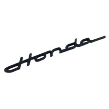 [New] Honda Logo Classic Emblem Sticker Badge Black W/Tape picture