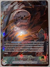 One Piece Trafalgar Law OP10-022 Flame Flame Top Prize SEALED Alt Leader picture