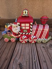 Christopher Radko 2005 Peppermint Dreams Musical Cookie Jar 20th Anniversary picture
