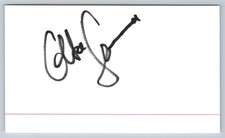 Elke Sommer Autograph Hand Signed Index Card Actress Collectible picture