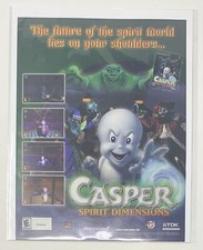 2001 Casper: Spirit Dimensions Playstation 2 PS2 Vintage Print Ad Poster Art picture