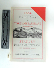 Stanley Rule and Level Co. 1980 Reprint of 1884 Price List picture