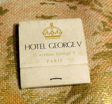 Hotel George V , Paris, Vintage Matchbook UNSTRUCK Ca. Late 1970's , 1 Owner picture
