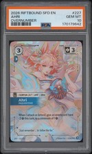 2026 RIFTBOUND: LEAGUE OF LEGENDS SFD-SPIRITFORGED AHRI - INQUISITIVE PSA 10 picture