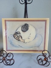 VTG RUDOLPH CARL GORMAN NATIVE AMERICAN NAVAJO ART CERAMIC TILE WOMAN BOWL 11.5 picture