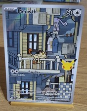 Meowth 144/128 Holo Illustration Rare ME: 30th Celebration Pokemon TCG NM/M  picture