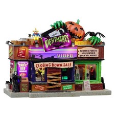 Lemax Spooky Town Halloween Village Nightmares Video 80s Style Rental 55291 picture