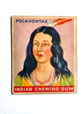 R73 Pocahontis #33 RED Border, 1933, Goudey Indian Gum  VG picture