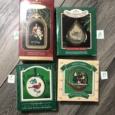 Vintage Hallmark Keepsake Ornament Lot 80's 90's picture