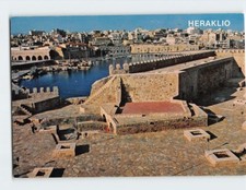 Postcard Venitian Haven Heraklion Crete Greece picture