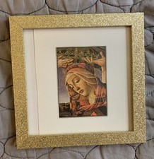 Sandro Botticelli Madonna of the Magnificat Framed Print Picture 6.5”x6.5” picture