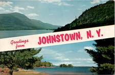 c1960s Johnstown New York Greetings State Vacationlands Postcard picture