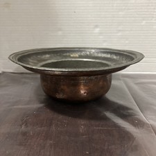 Antique/vintage handmade copper bowl picture