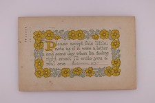 1912 Lakewood NJ Floral Note Postcard Desarts Studios Divided Back picture