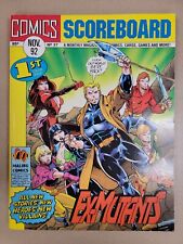 Comics Scoreboard Magazine Issue #37 November 1992 1st Color Issue Ex-Mutants picture