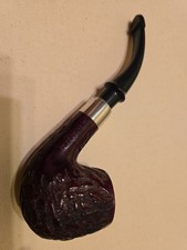 Dr Grabow Full Bent Textured Omega Rustic Tobacco Pipe - MADE IN USA  picture