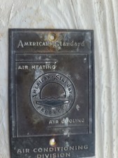 Vintage American Standard Furnace Badge picture