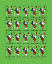 2022 SHEET OF  FIRST CLASS LETTER SHEL SILVERSTEIN 78¢  5 Sheets, Total 100 Pcs picture