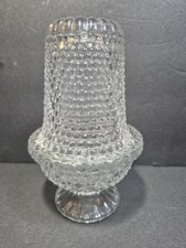 Duncan and Miller Crystal Clear Thousand Eye Hobnail pattern Fairy Lamp picture