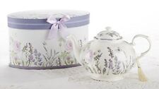 Products Porcelain Tea Pot Lavender And Rose Pattern Arrives In Matching Keepsak picture