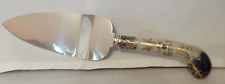 Sheffield England Porcelain Handle CAKE SERVER Stainless Steel picture