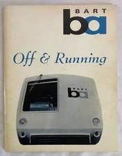 Original 1st Printing 1972 BART Off & Running Booklet Bay Area/San Francisco picture