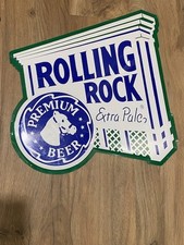 Vintage Original Rolling Rock 1998 Beer Tin Beer Sign  16” x 15” - Latrobe PA picture