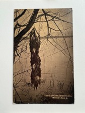 Vintage Fishing RRPC Postcard String I Didn't Catch Indian Lake Ohio Novelty picture