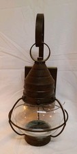 Vtg Hinkley Cape Cod 1-Light 18-in H Sienna Bronze Outdoor Wall Light picture