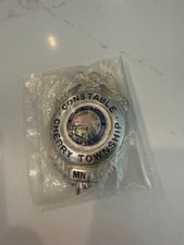 Authentic Vintage Cherry Township Minnesota Constable Badge Sealed picture
